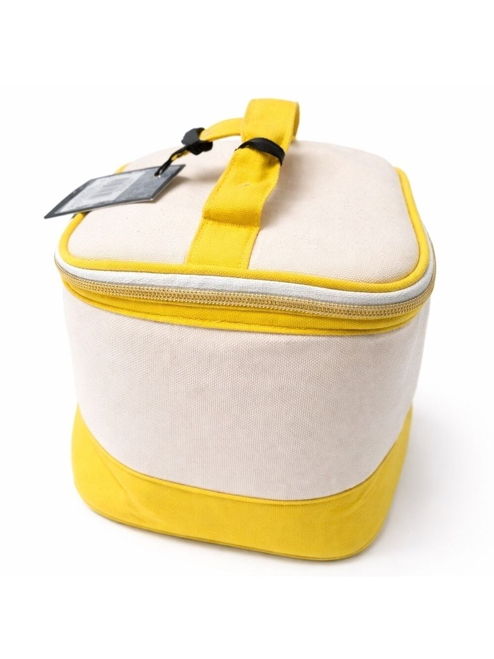 Dabney Lee Lemon Cosmetic Bag NWT Yellow Canvas Travel Makeup Case Cute Gift - Picture 2 of 8